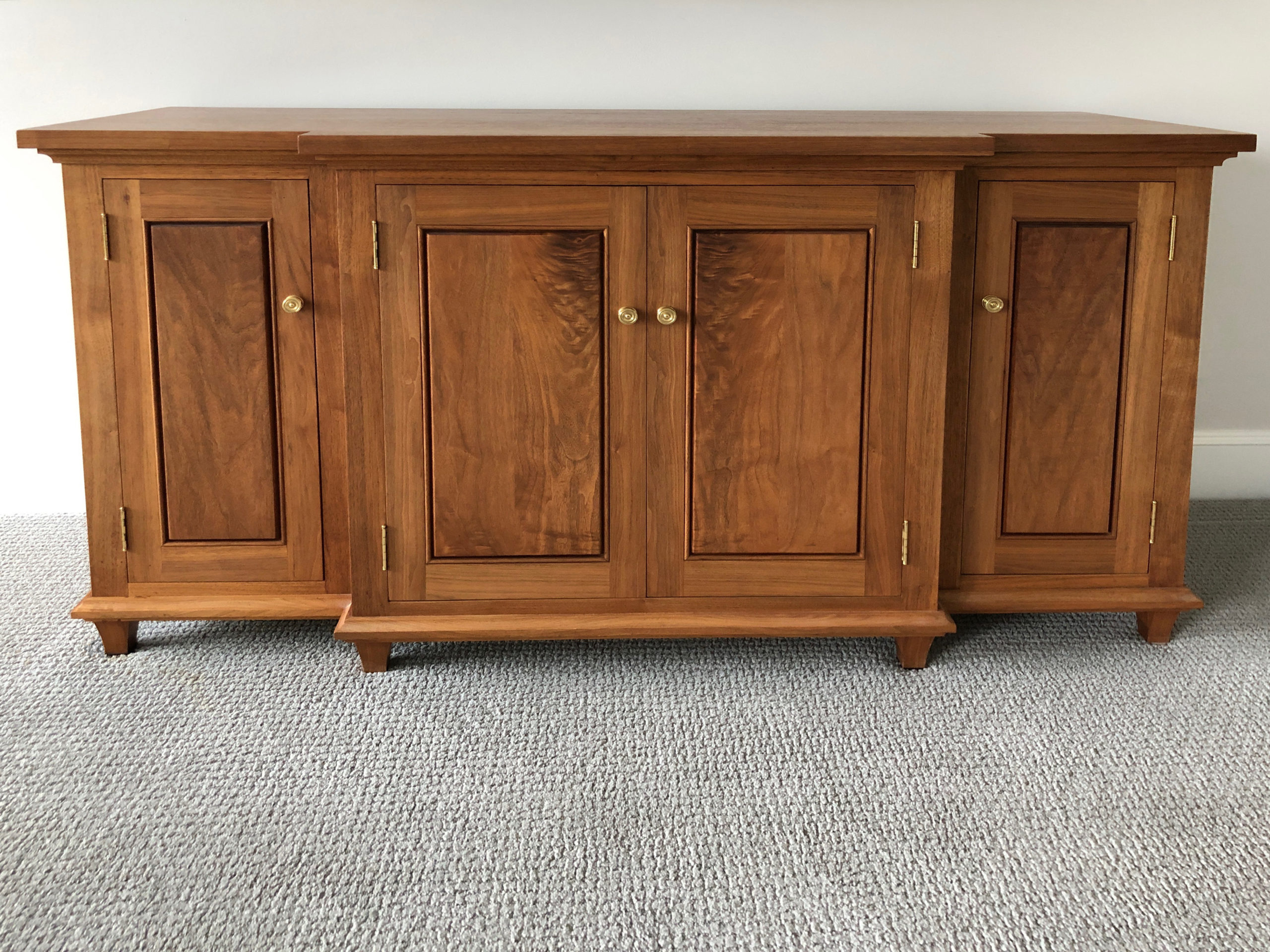 Sideboard in Black Walnut and Maple